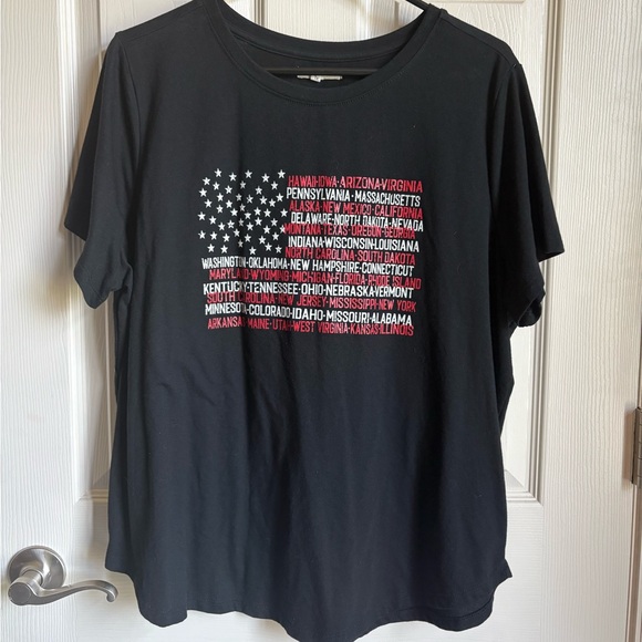 Maurices Tops - Maurices American Flag Tee
